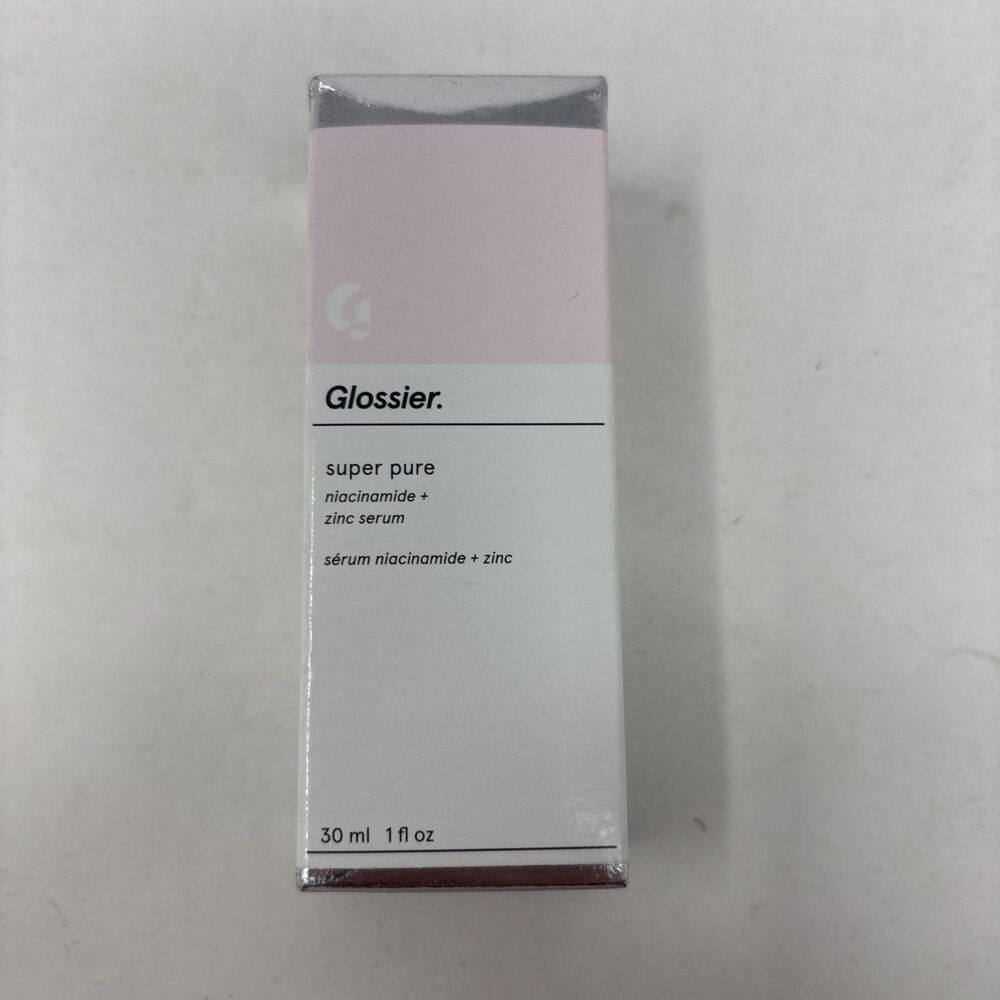 Glossier SUPER PURE Niacinamide + Zinc Face Facial Serum 30ml/1oz Full Size